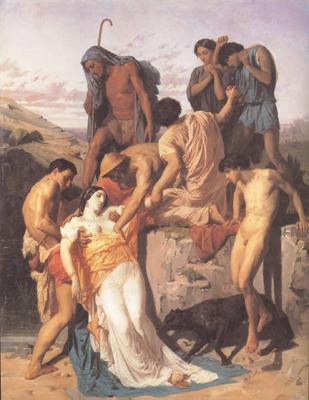 Adolphe William Bouguereau Zenobia.found by shepherds on the Banks of the Araxes  (mk26) oil painting image